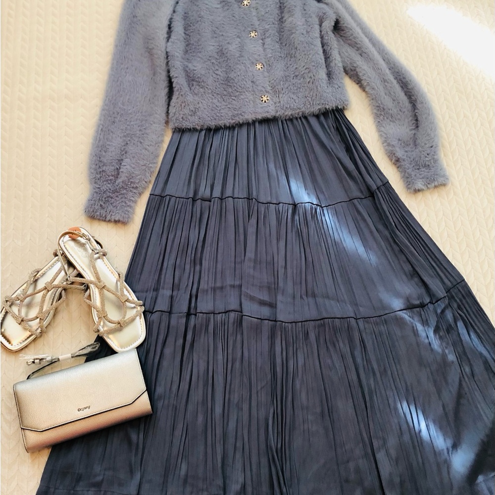 Joie Gray Maxi Dress 2 piece set